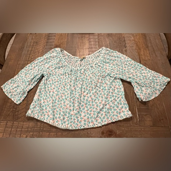 Democracy Blouse 3/4 Sleeve Top Size Medium - Picture 1 of 4